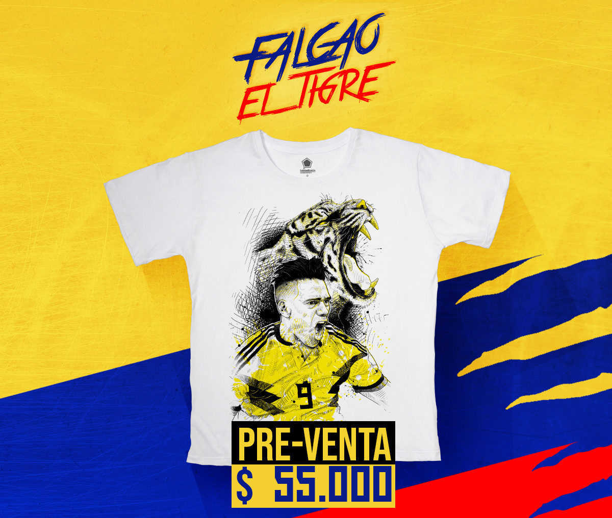 Camiseta El Tigre Falcao