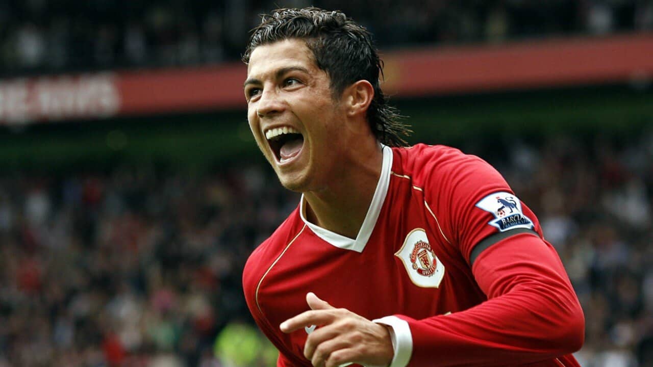 Cristiano Ronaldo explotó en el Manchester United
