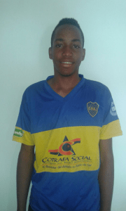 Hayen Santiago Palacios en el Boca Juniors de Bello