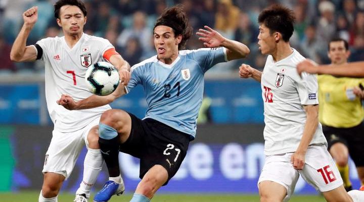 La Selección de Uruguay empató 2-2 con la Selección de Japón.