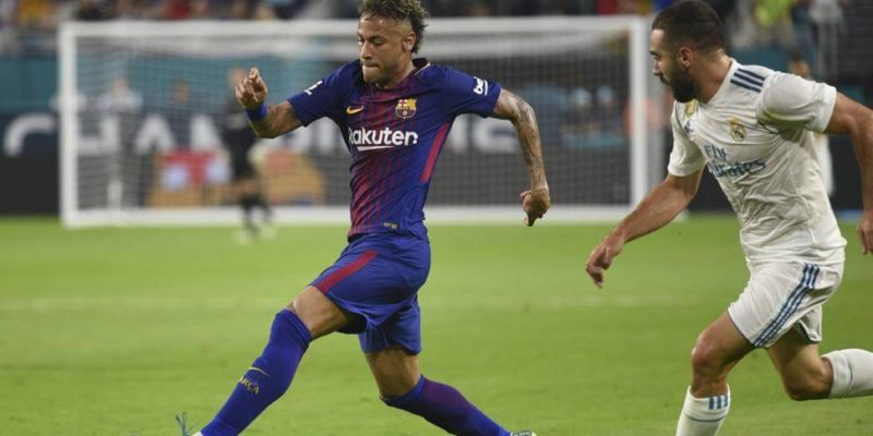 Neymar, entre Barcelona y Real Madrid